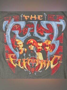 The Cult T-Shirt Size Small 1987 Electric Alternative Rock Heqvy Metal Concert